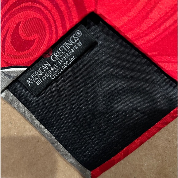 AMERICAN GREETINGS Christmas Reindeer Neck Tie • Hand Made 100% Silk • 60”L 4”L - Picture 6 of 7